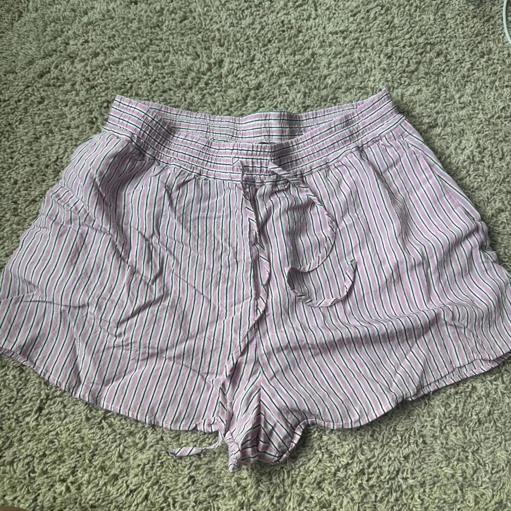 Zara Women's Pink and Multi Shorts